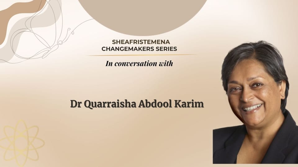 In Conversation with Dr. Quarraisha Abdool Karim